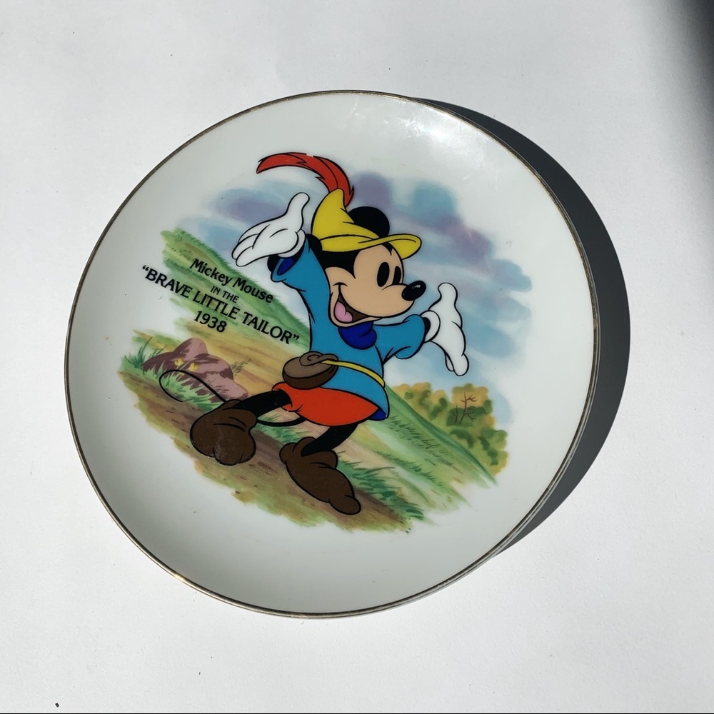 Disney Brave Little Tailor Mickey Mouse Plate
